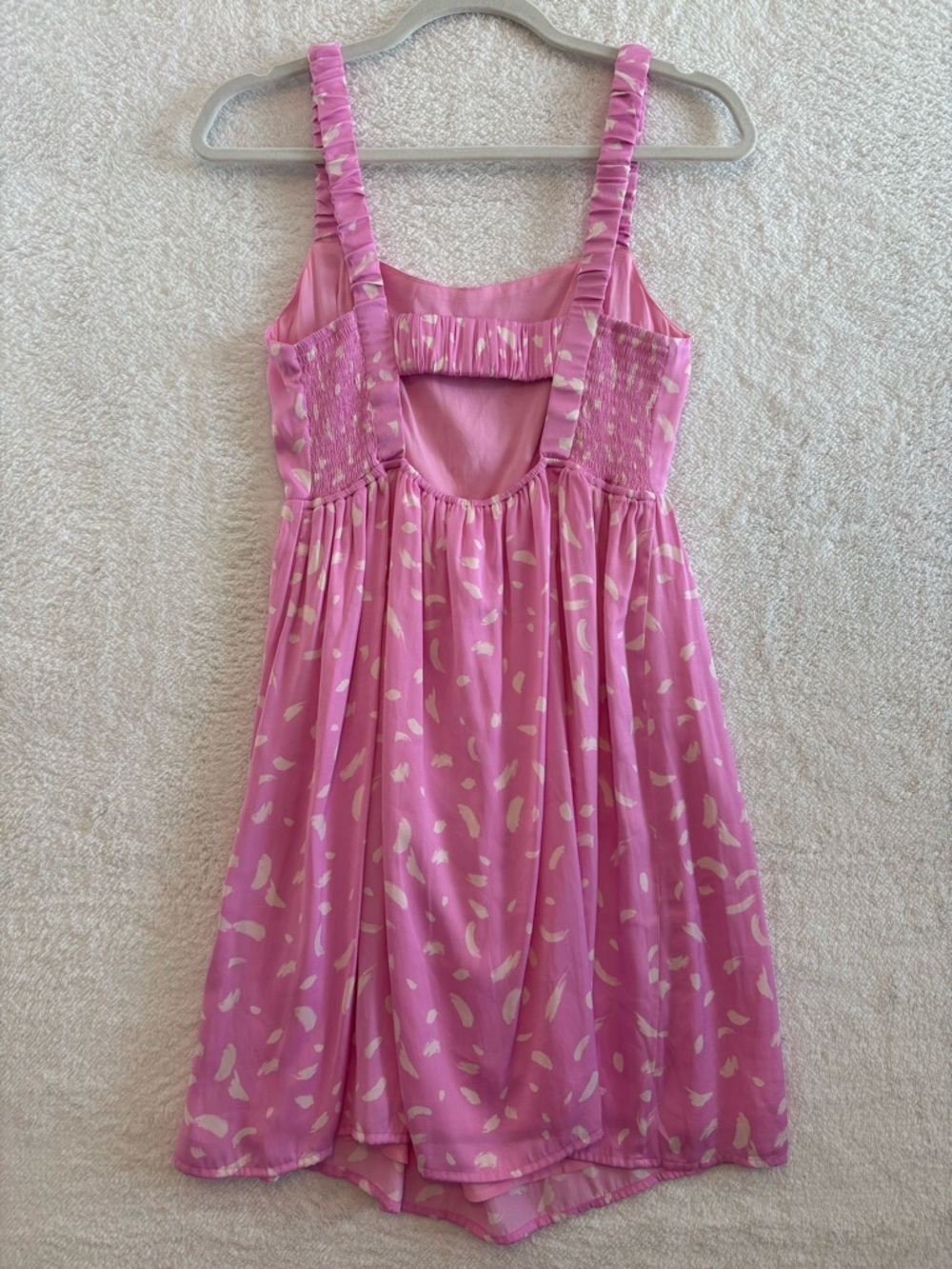 Saltwater Luxe Peony Pop Mini Dress Dahlia Pink Size Small NWT - Picture 5 of 14